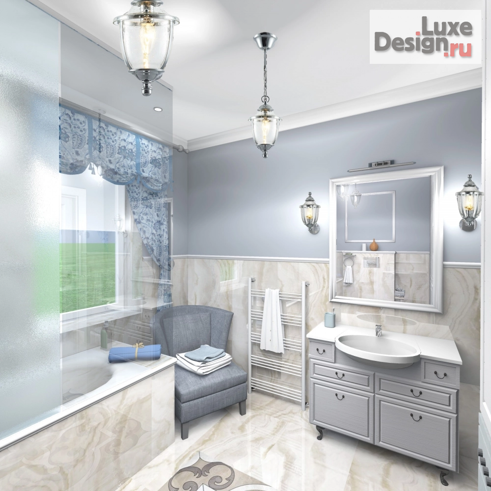 Дизайн интерьера загородного дома "Интерьер загородного дома" (фото 6)