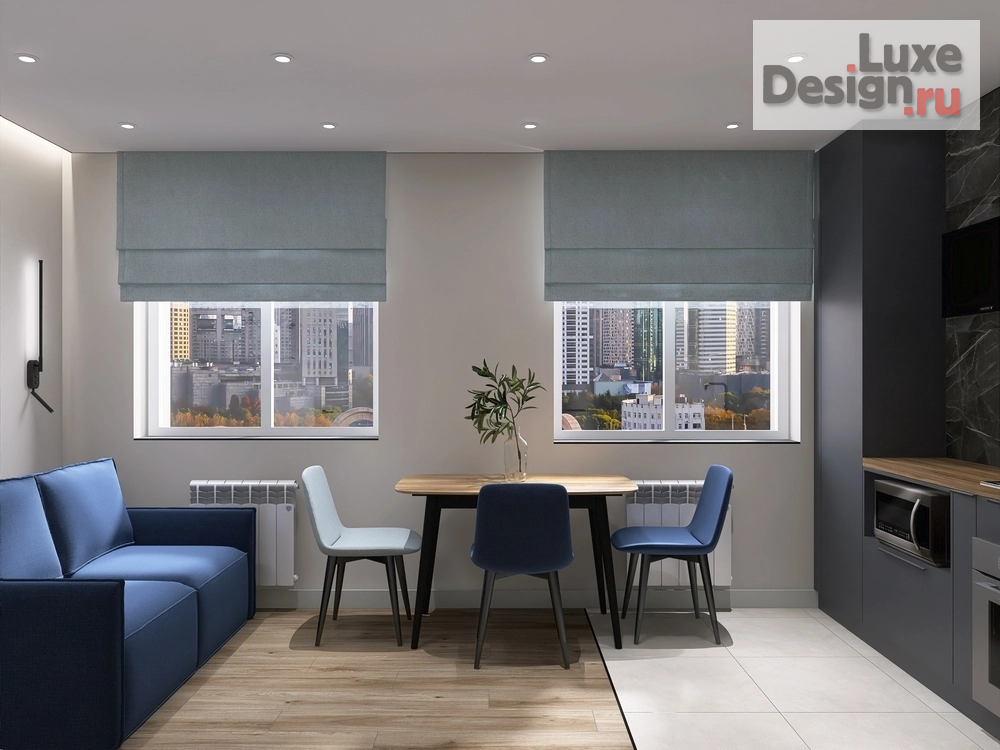 Дизайн интерьера двухкомнатной квартиры "Квартира на ул. Баженова" (фото 2)