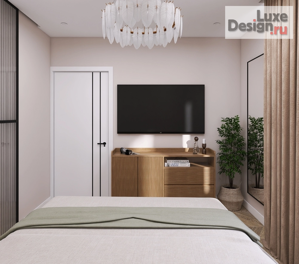 Дизайн интерьера трехкомнатной квартиры "Проект "Тёплый дуэт"" (фото 20)