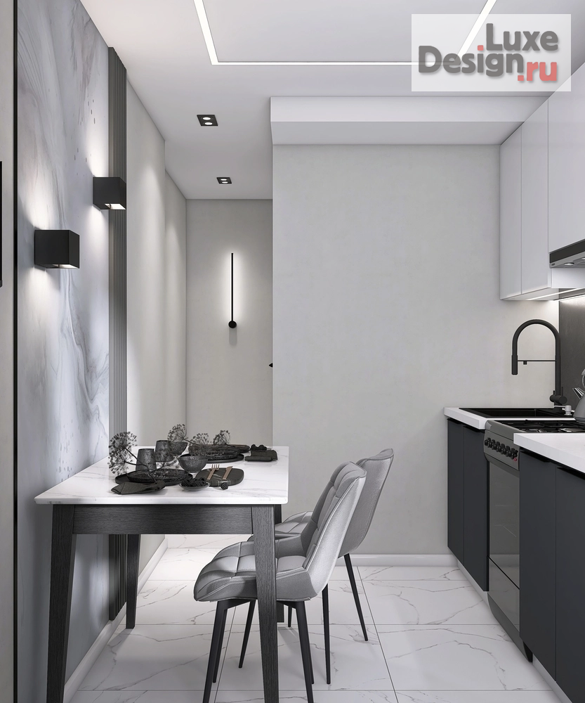 Дизайн интерьера кухни "Кухня на Новомосковском шоссе" (фото 7)