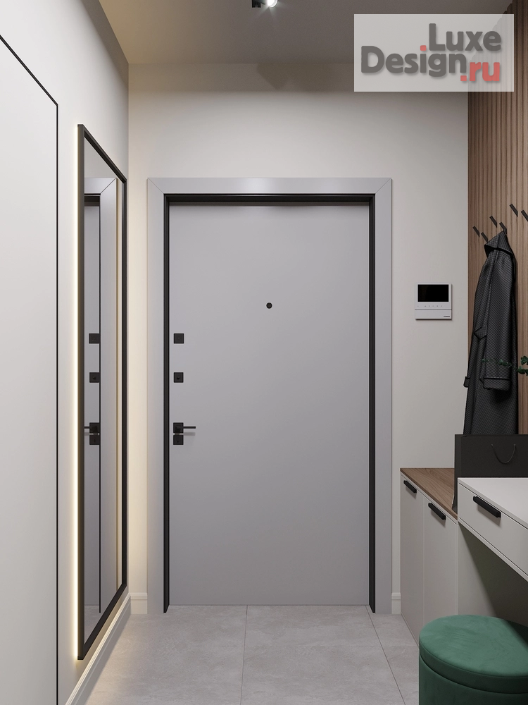 Дизайн интерьера двухкомнатной квартиры "Квартира 58 м2, Одинцово, ЖК Равновесие" (фото 1)