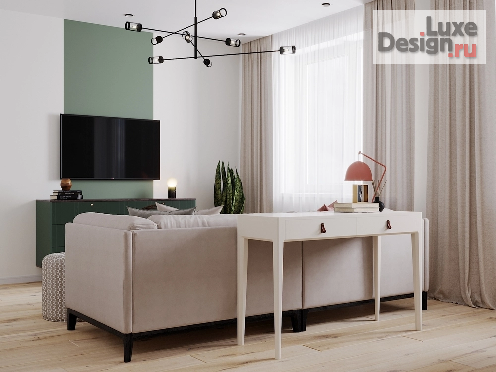 Дизайн интерьера двухкомнатной квартиры "Проект "Туканы рулят"" (фото 7)