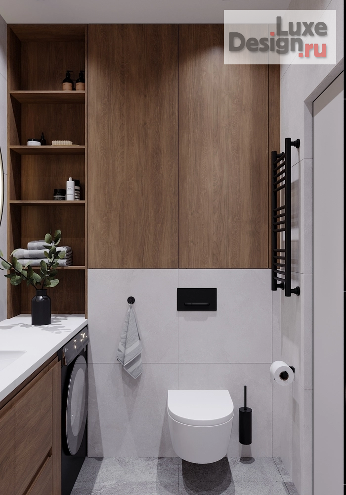 Дизайн интерьера двухкомнатной квартиры "Квартира 58 м2, Одинцово, ЖК Равновесие" (фото 28)