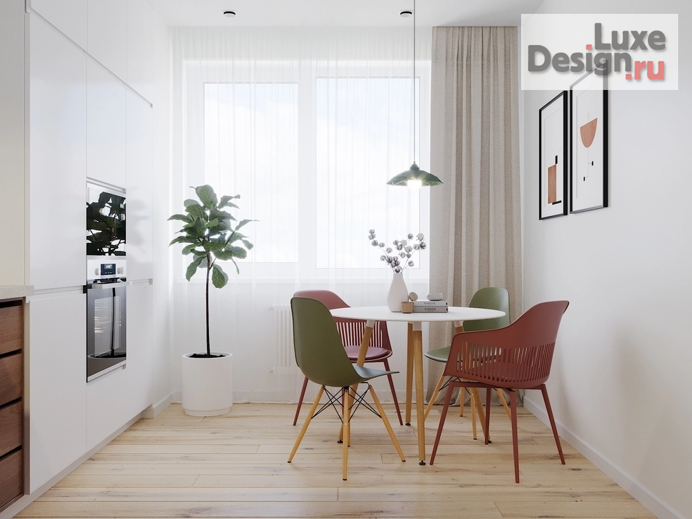 Дизайн интерьера двухкомнатной квартиры "Проект "Туканы рулят"" (фото 3)