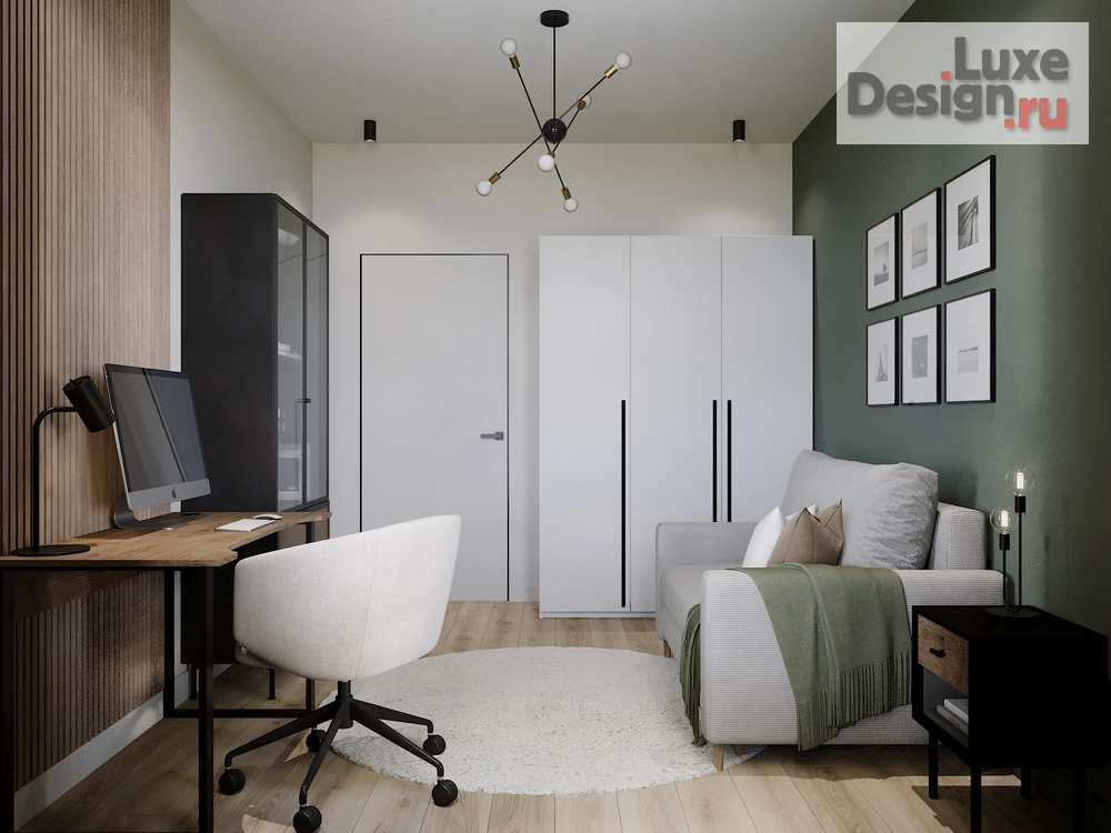 Дизайн интерьера двухкомнатной квартиры "Квартира 58 м2, Одинцово, ЖК Равновесие" (фото 14)