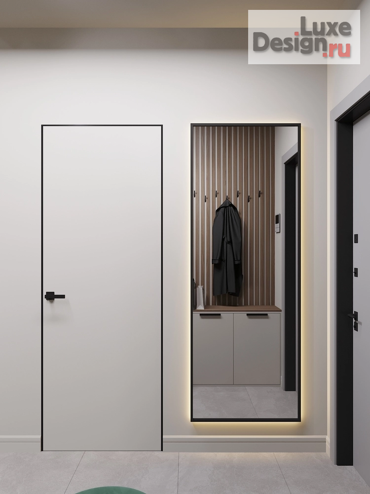 Дизайн интерьера двухкомнатной квартиры "Квартира 58 м2, Одинцово, ЖК Равновесие" (фото 4)