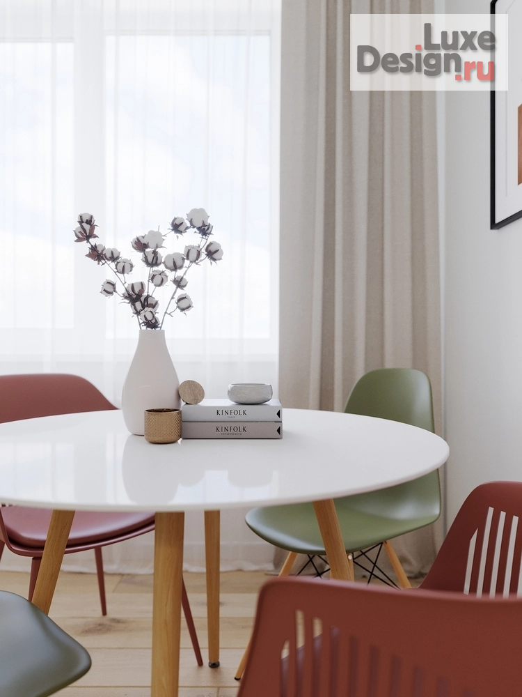 Дизайн интерьера двухкомнатной квартиры "Проект "Туканы рулят"" (фото 5)