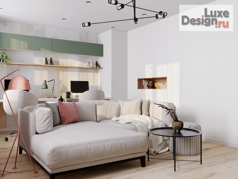 Дизайн интерьера двухкомнатной квартиры "Проект "Туканы рулят"" (фото 8)