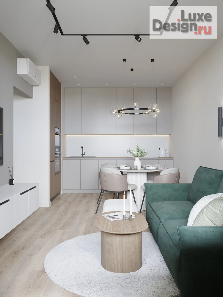 Дизайн интерьера двухкомнатной квартиры "Квартира 58 м2, Одинцово, ЖК Равновесие" (фото 10)