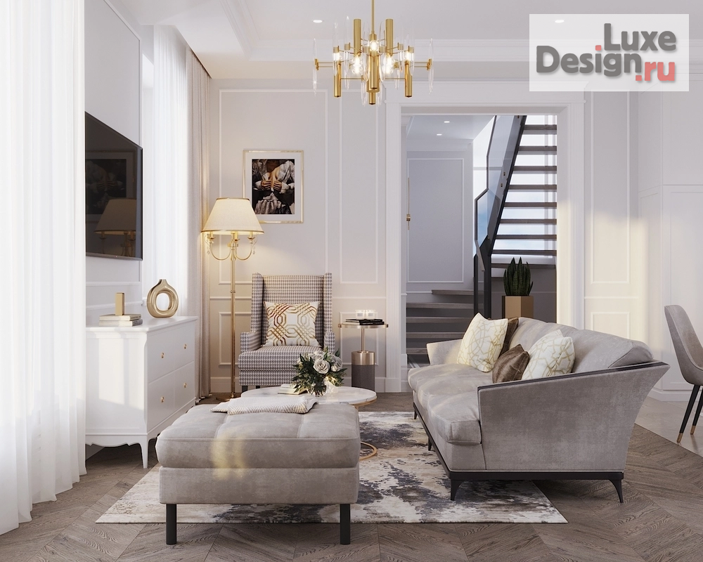 Дизайн интерьера частного дома "Проект "Во всём блеске"" (фото 6)