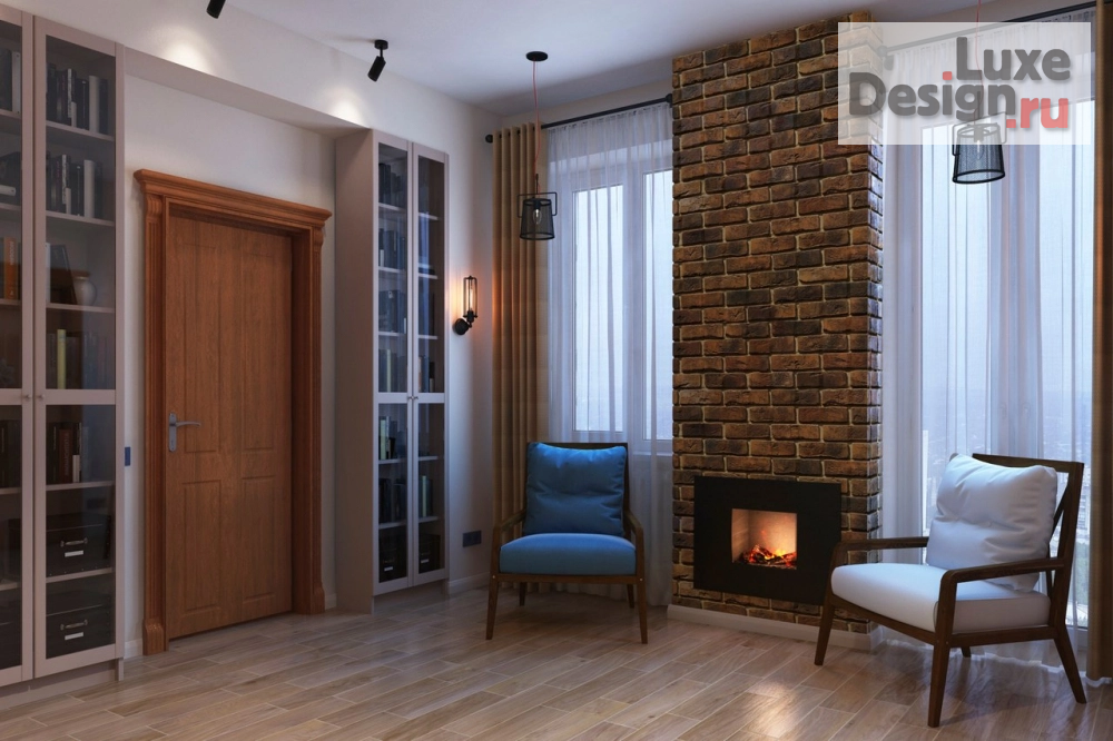 Дизайн интерьера квартиры студии "Проект "Ванильное небо". Визуализации" (фото 9)