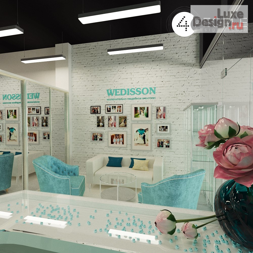 Дизайн интерьера офиса "Офис свадебного агентства WEDISSON" (фото 3)