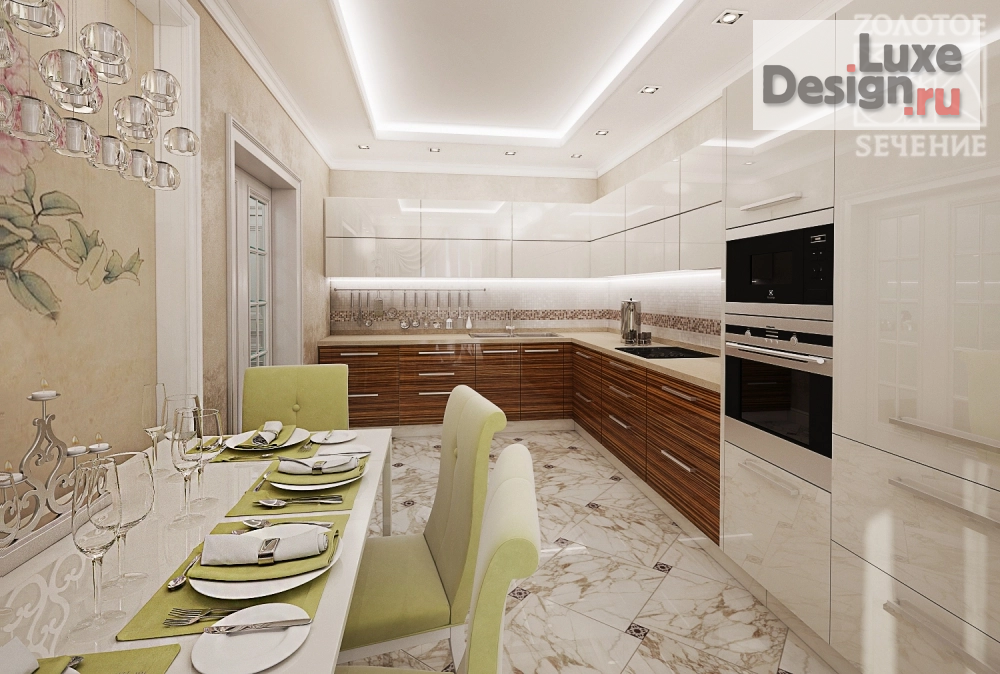 Дизайн интерьера комнаты "Проект столовой" (фото 3)